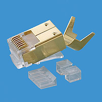 TC6H6B-A  CAT6 4上4下 CNCOB 胜高带尾夹水晶头