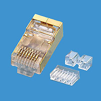 TC6M6-GB FTP CAT6A 三件式 CNCOB 胜高屏蔽水晶头
