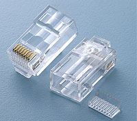 C6B5-B CAT6 两件式 单排 CNCOB 胜高长身水晶头