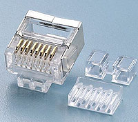 TC6S6-B CAT6 MP8P8C 两件式 CNCOB胜高短身屏蔽风力发电专用水晶头